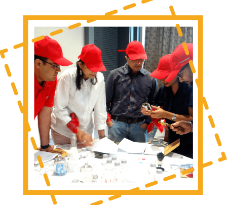 Employees participating in a Culture Transformation Program workshop session