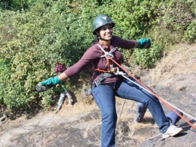 Rappelling, Corporate Outing near Mumbai, Outbound training campsite