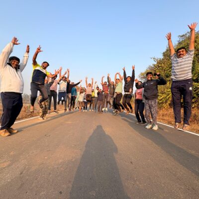 group trekking experience in natural surroundings